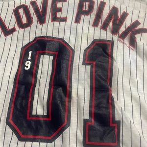 Size large pink collection white Sox tank